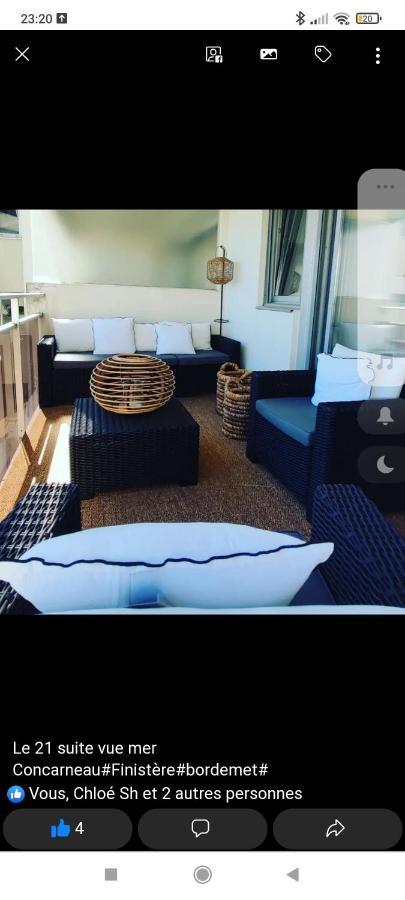 La Suite Appartement Pleine Vue Mer 孔卡尔诺 外观 照片